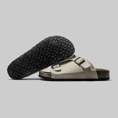 Importé - Sandale Homme Décontracté Pantoufles En Cuir