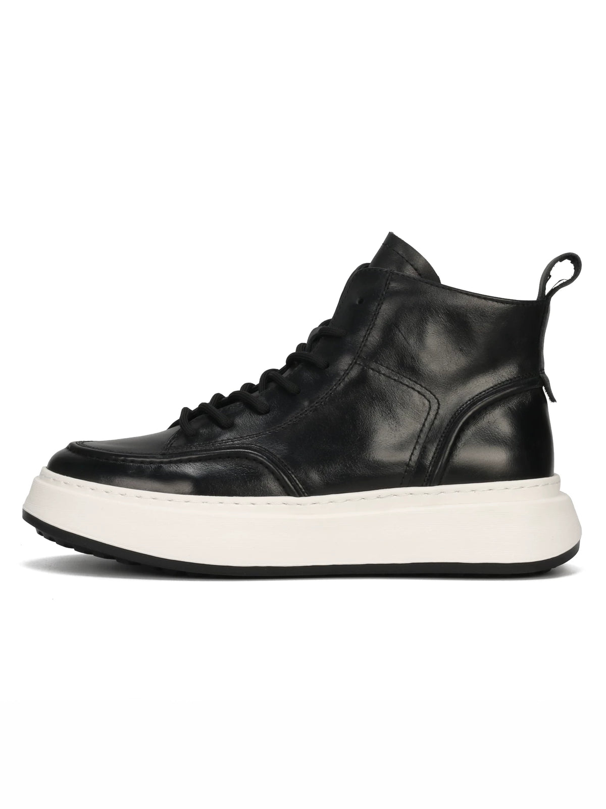Importé - Chaussure Homme Sport Baskets Montantes Cuir