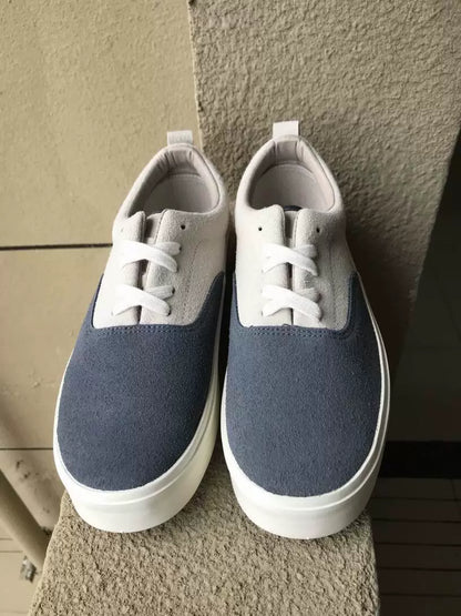 Importé - Chaussure Homme Sneakers à Lacets Color-block