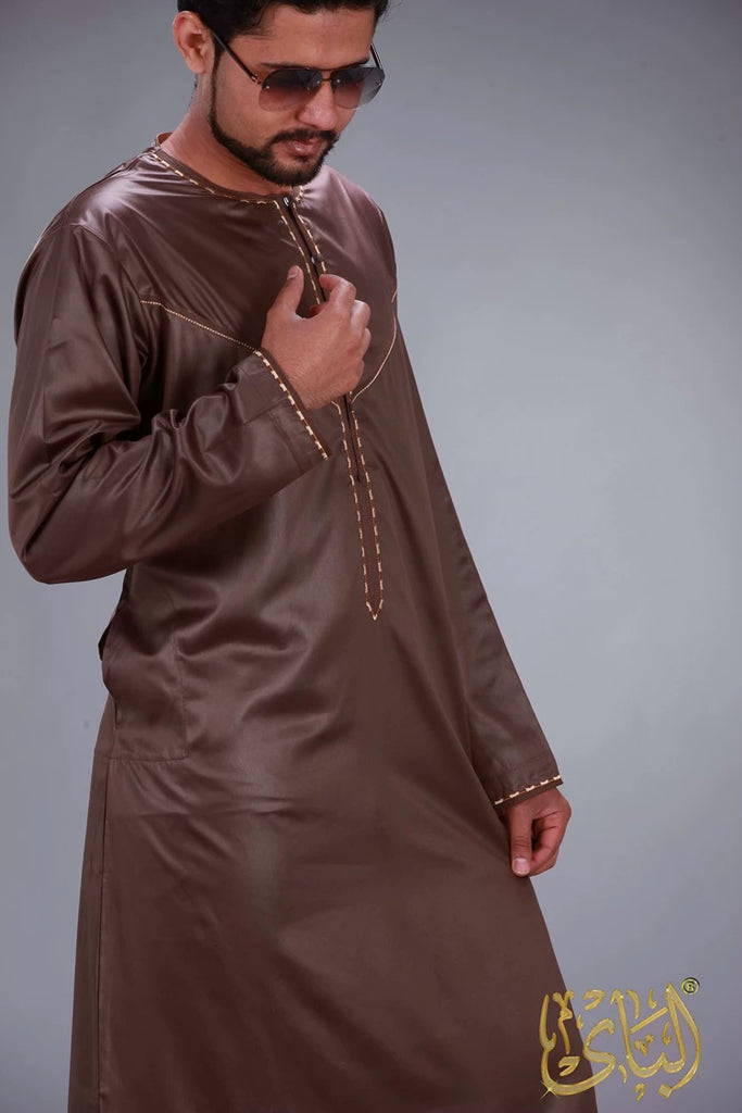 Importé - Boubou Homme Dubaï Décontracté En Coton
