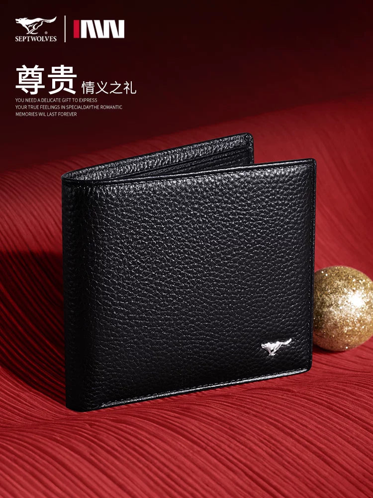 Importé - Portefeuille Porte-Cartes d'affaires Cuir Véritable