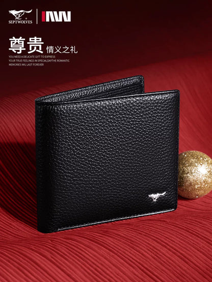 Importé - Portefeuille Porte-Cartes d'affaires Cuir Véritable