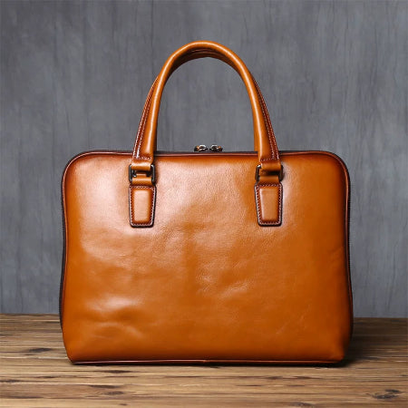 Importé - Sac Premium Cuir Gaufré Pour PC Ordinateur 14''
