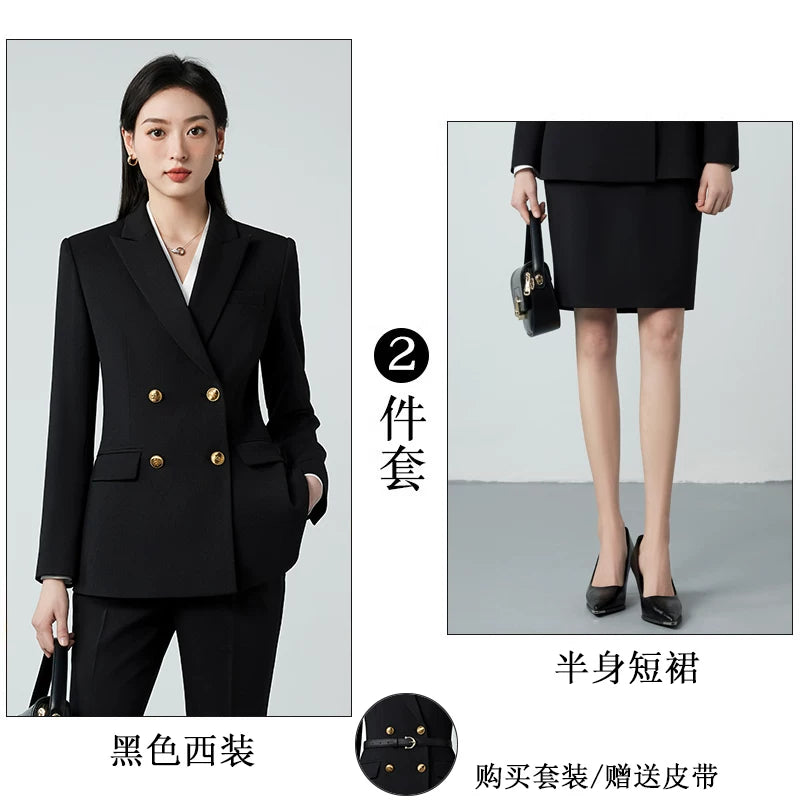 Importé - Ensemble Tailleur Femme 2-3 Pièces Slim Fit Premium