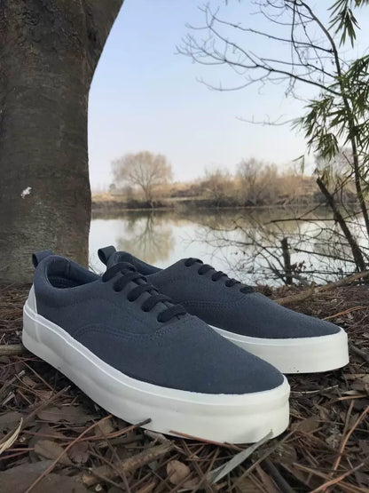 Importé - Chaussure Homme Sneakers à Lacets Color-block