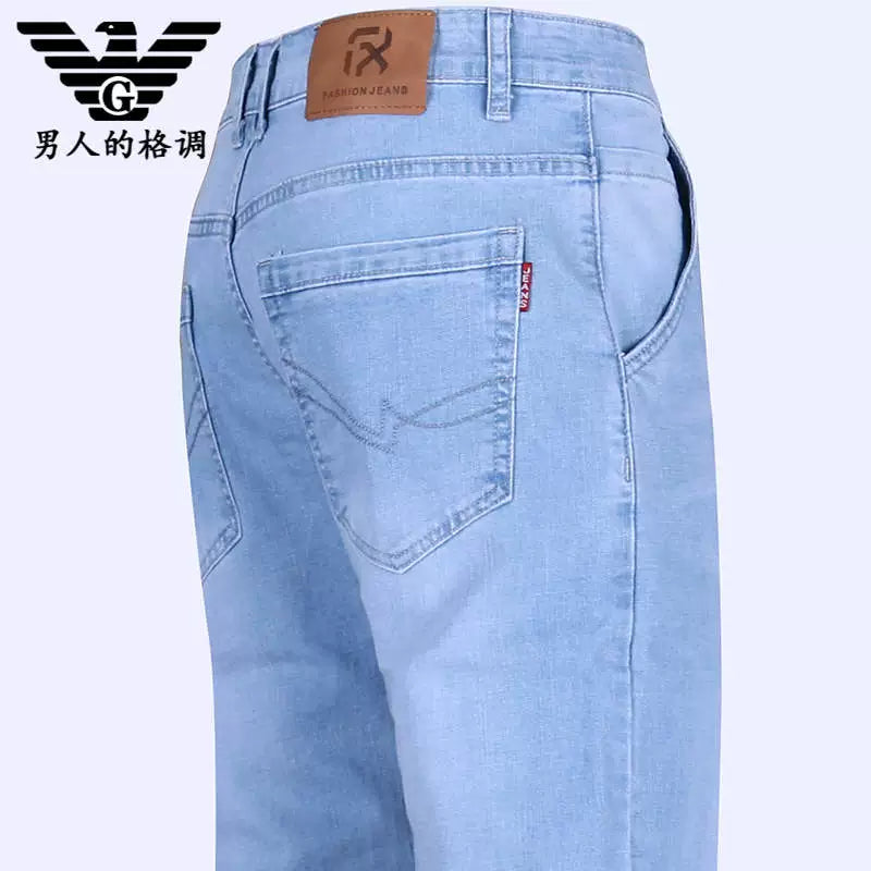 Importé - Pantalon Jean Délavés Homme Décontracté En Stretch