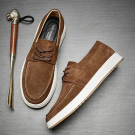 Importé - Chaussure Homme Sport Baladeuses Cuir Daim