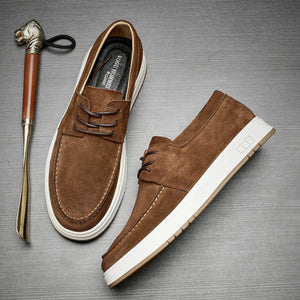 Importé - Chaussure Homme Sport Baladeuses Cuir Daim