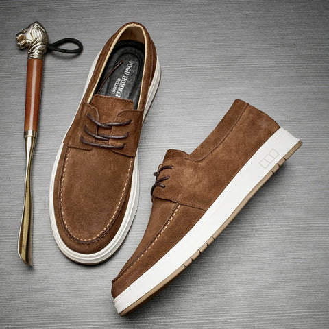 Importé - Chaussure Homme Sport Baladeuses Cuir Daim