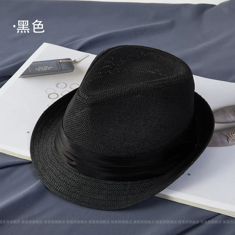 Importé - Chapeau Homme Britannique Style Vintage En Paille