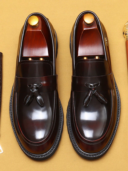 Importé - Chaussure Homme Mocassins Britannique En Cuir Véritable