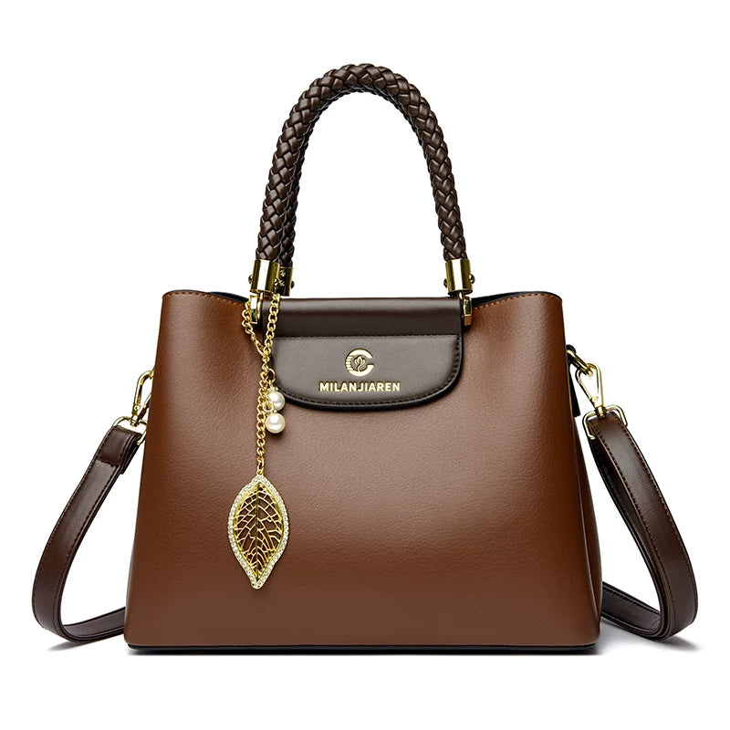 Importé - Sac À Mains Tendance Femme En Cuir Véritable