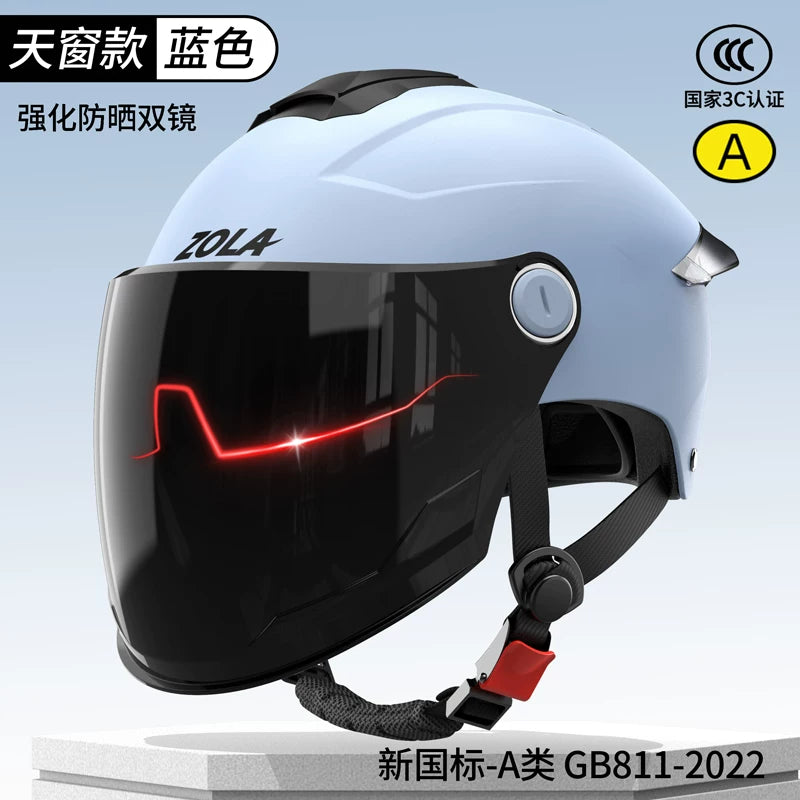 Importé - Casque Blindé Anti-Choc Protection Moto Velo