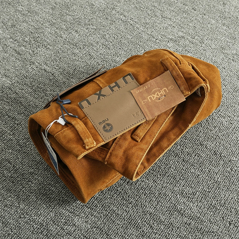 Importé - Pantalon Jean Homme Tendance Style Rétro En Coton