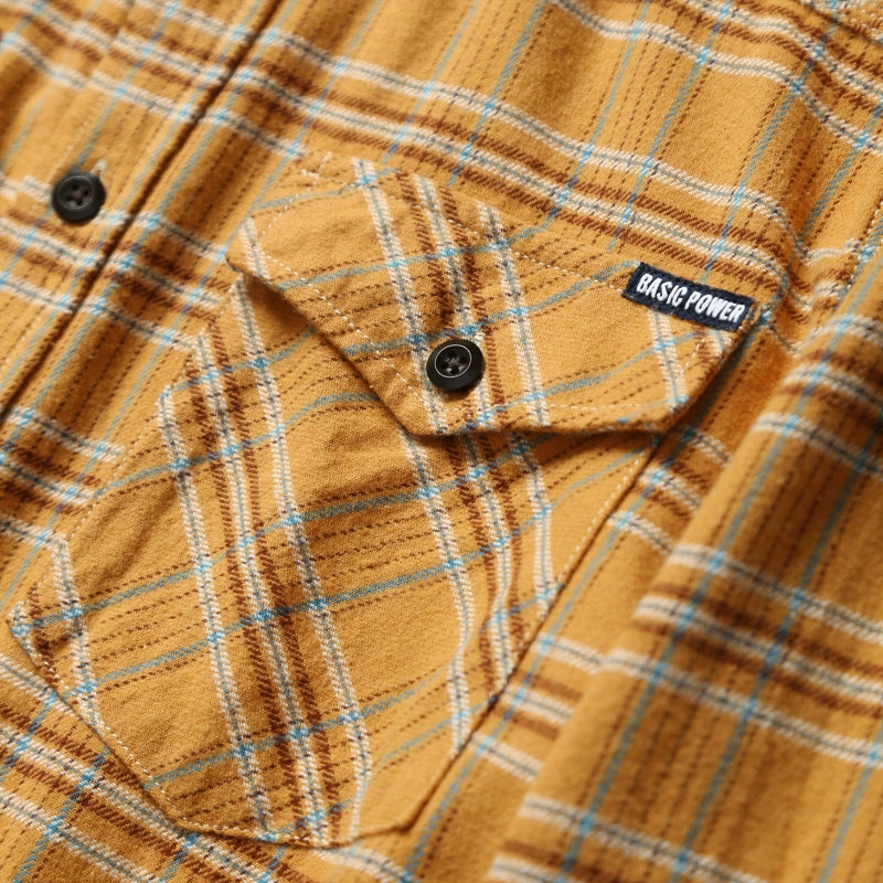 Importé - Chemise Carreaux Homme A Manches Longues  100% Coton