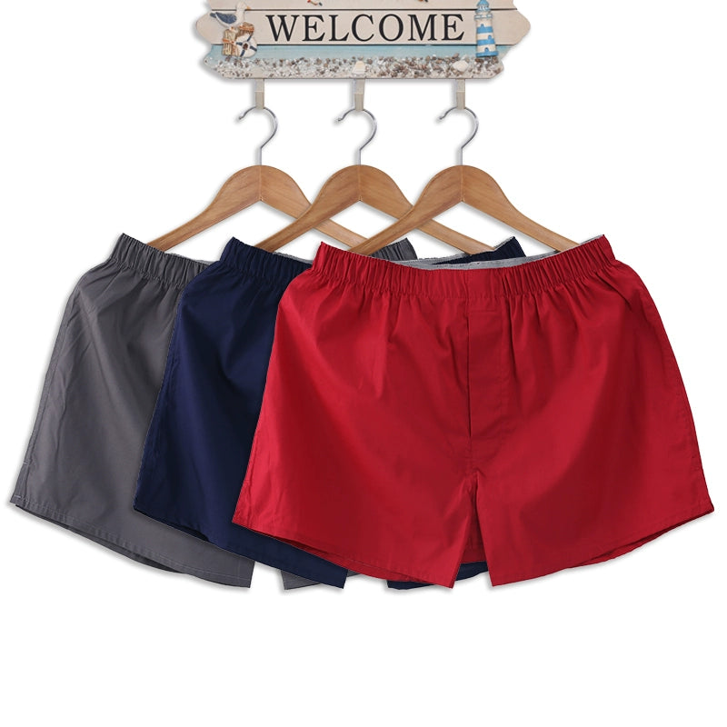 Importé - Lot 3 Boxers Sport Homme Pur Coton