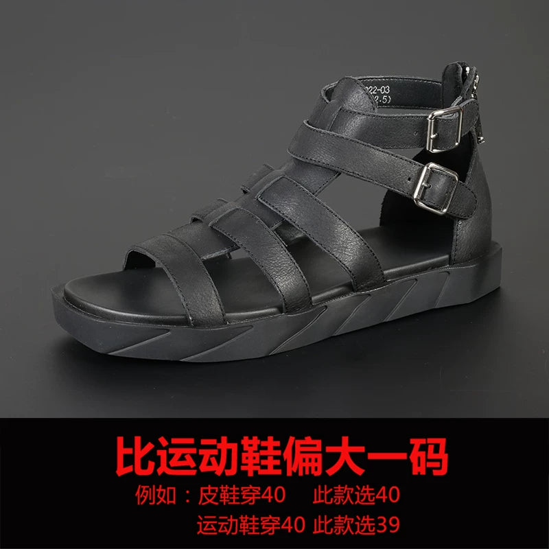 Importé - Chaussure Mixtes Sandales Lanières Montantes