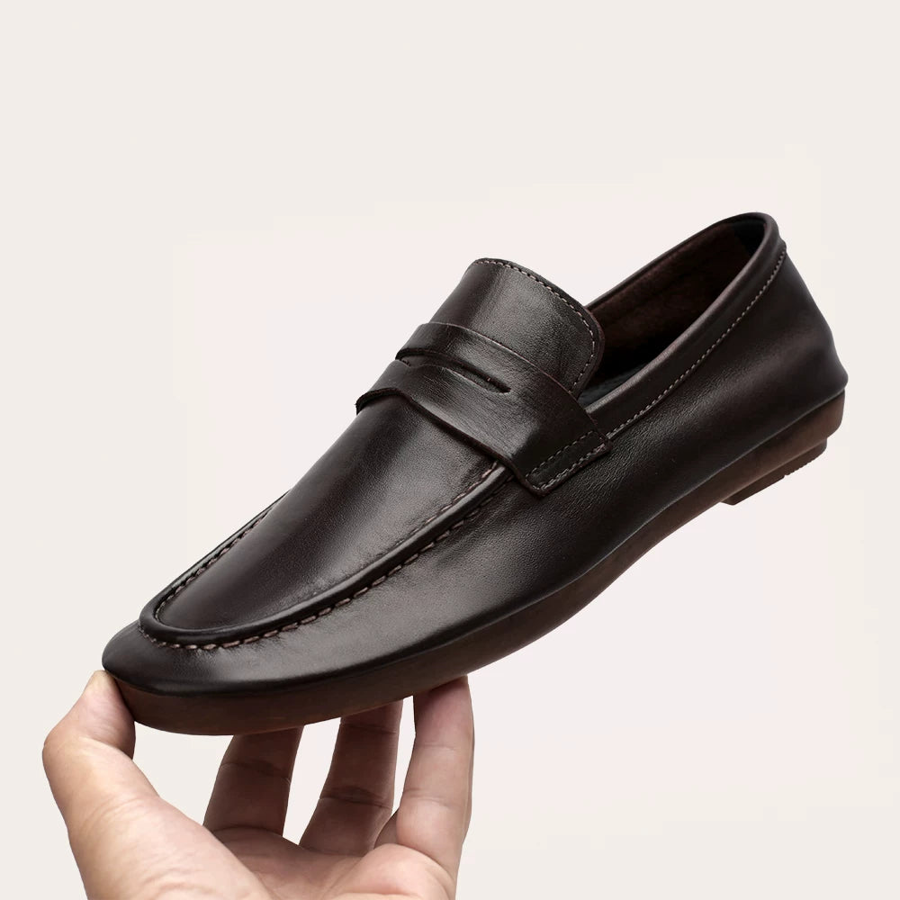 Importé - Chaussure Homme Mocassins En Cuir