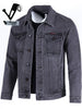 Importé - Jacket Homme Ample  A Manches Longues 100% Coton