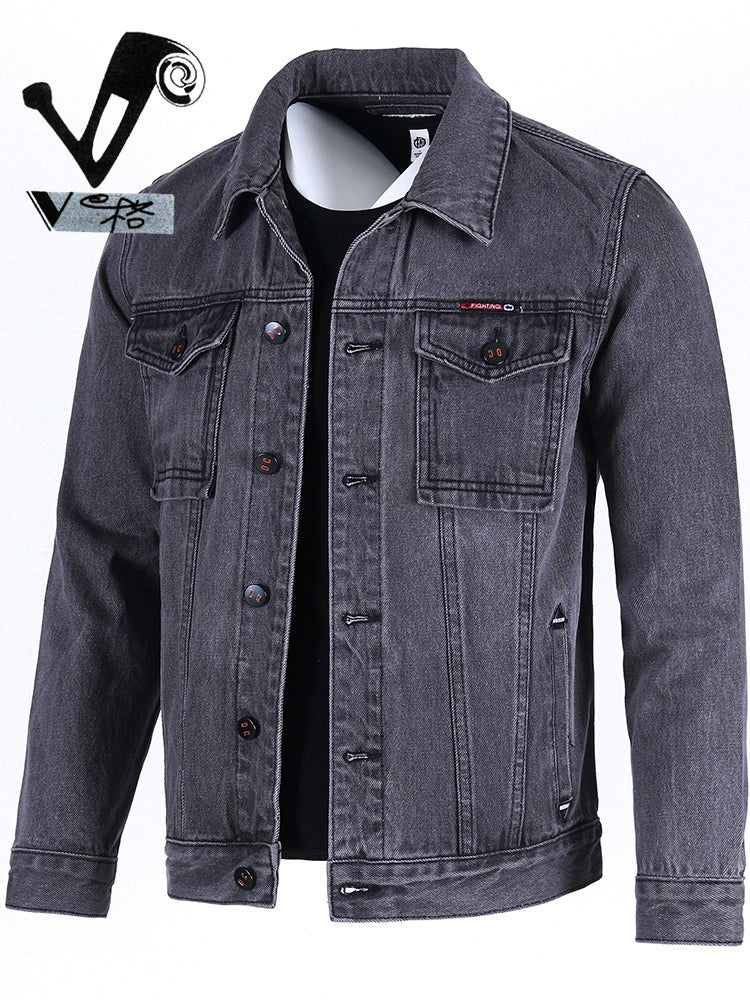 Importé - Jacket Homme Ample  A Manches Longues 100% Coton