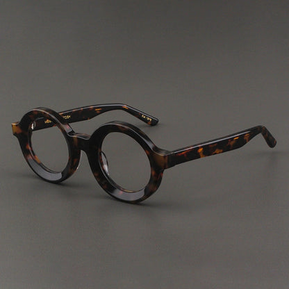 Importé – Monture Large Lunettes Rétro Mixte