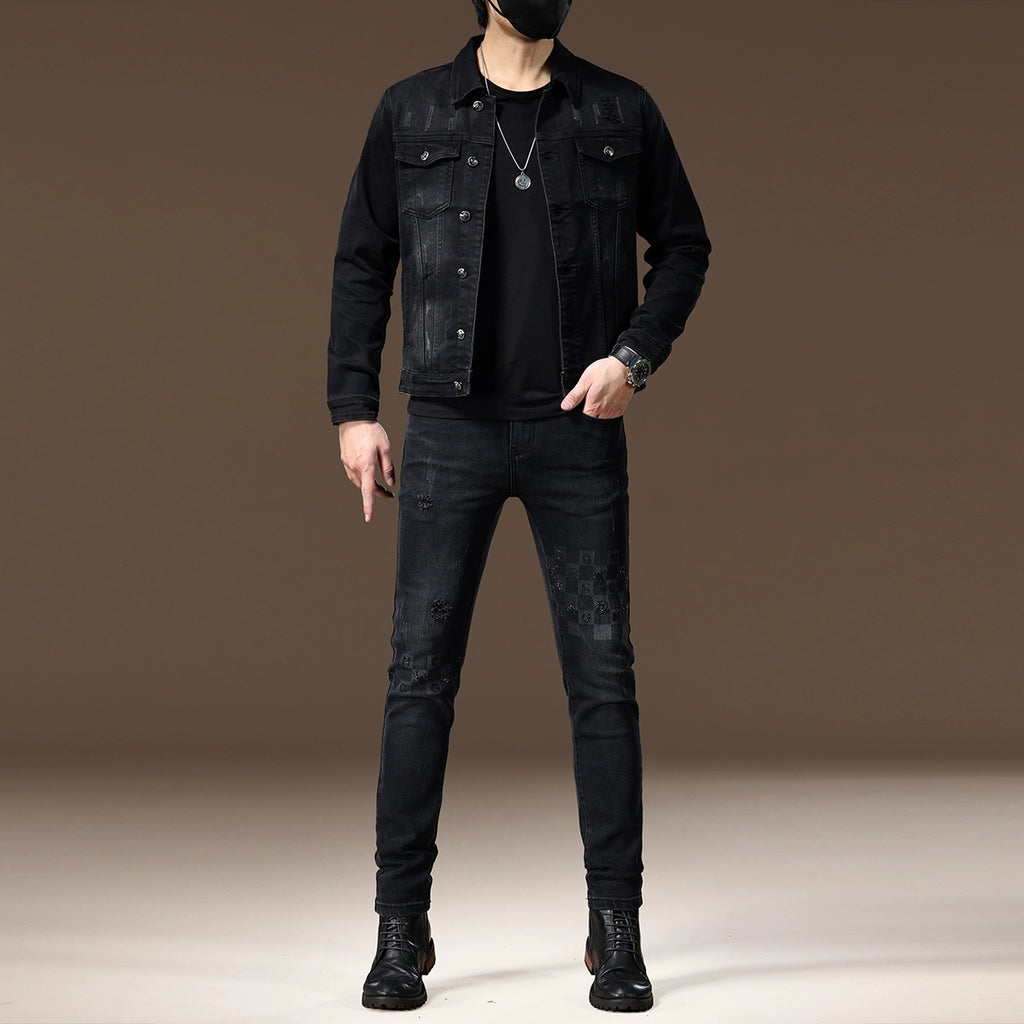 Importé - Ensemble Jacket Homme En Jean