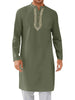 Importé - Haut Tunique Homme Shalwar Kameez Manches Longues