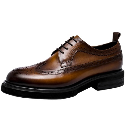 Importé - Mocassin Homme Cuir Richelieu Britannique Semelle Large