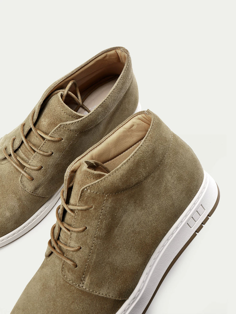 Importé - Chaussure Homme Sport Montantes Style Rétro En Cuir