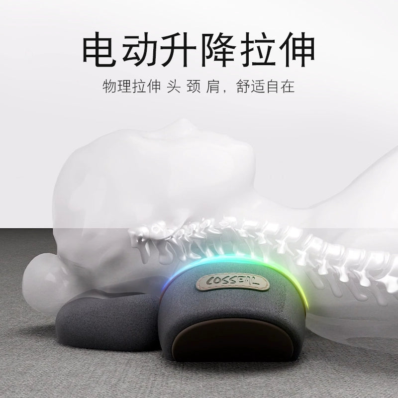 Importé - Oreiller Cervical Cylindrique Avec Thermothérapie Pour Soutenir La Colonne Vertébrale