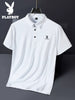 Importé - Polo Homme Playboy Manches Courtes En Soie Glacée