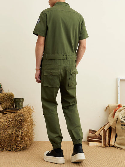 Importé - Combinaison Homme Tendance Style Militaire