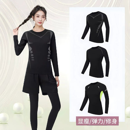 Importé - Ensemble Fitness Sport Femme Leggings Haut Moulant