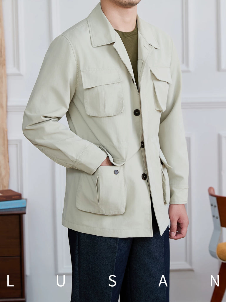 Importé - Veste Jacket Homme Décontracté Sur-Chemise