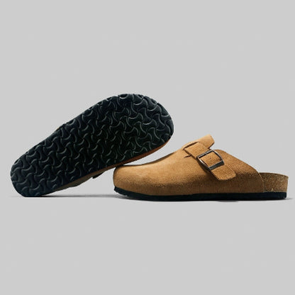 Importé - Sandale Homme Birkenstock Décontracté Pantoufles En Cuir