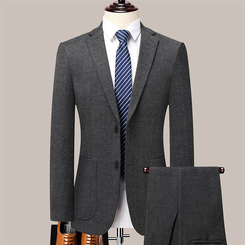 Importé - Ensemble Costume Homme Playboy Décontracté 2 Pièces