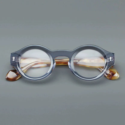 Importé – Monture Ronde Style Rétro Lunettes Mixte
