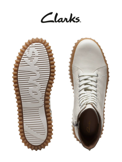 Importé - Chaussure Montante Cuir Femme Clarks Martin Bottes