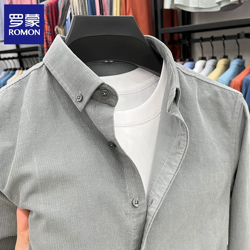 Importé - Chemise Oxford  Homme Manches Longues Pur Coton