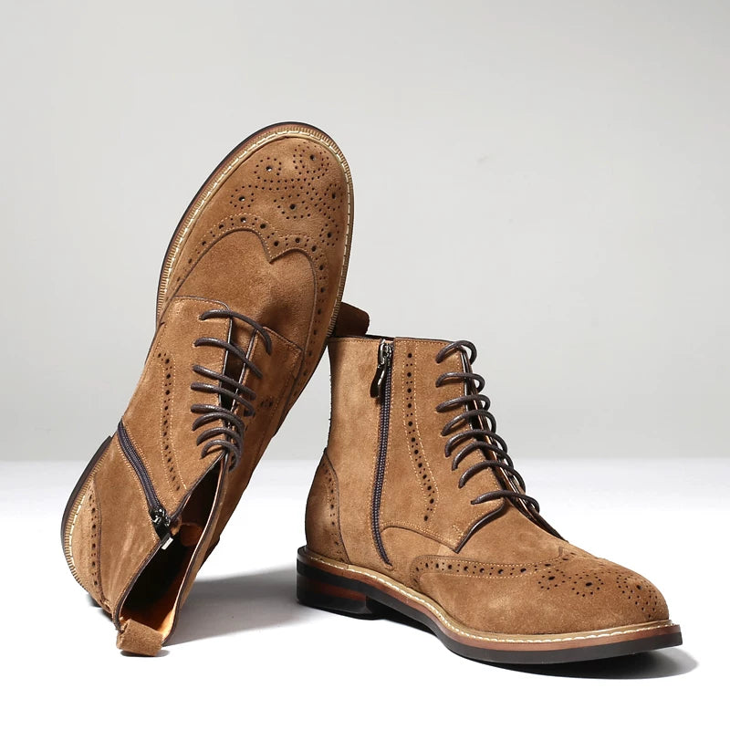 Importé - Chaussure Homme Bottes Chelsea Cuir Décontractée