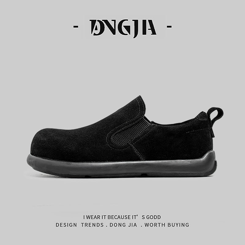 Importé - Chaussure Moccasion Homme Dong Jia En Daim