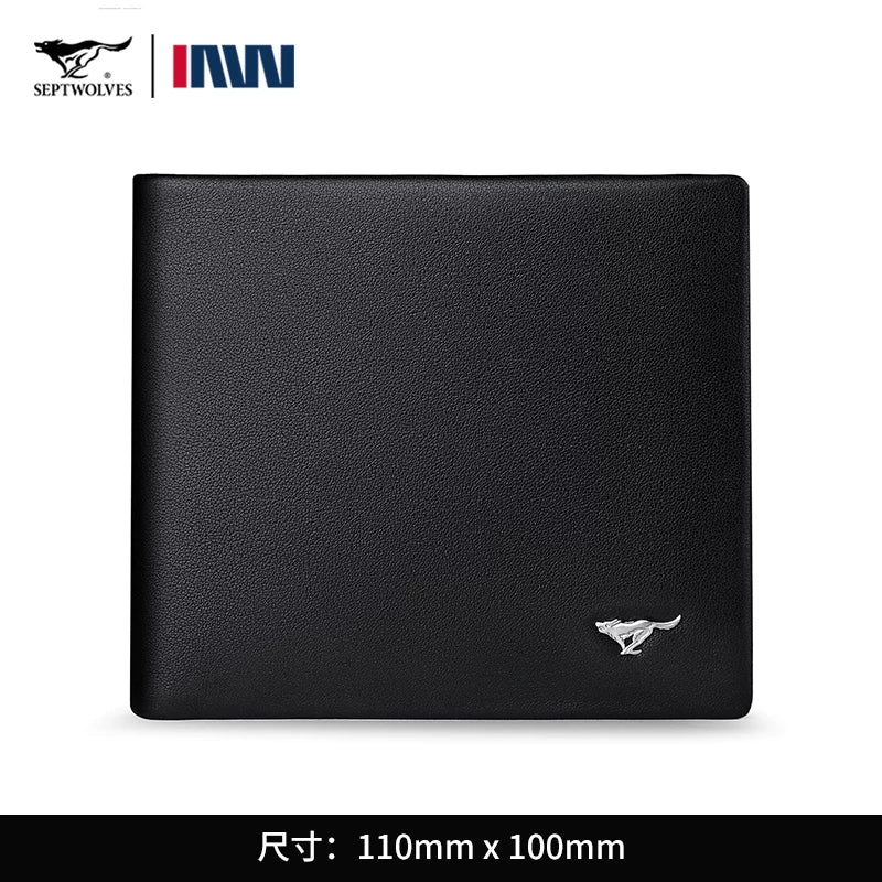 Importé - Portefeuille Porte-Cartes d'affaires Cuir Véritable