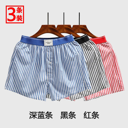 Importé - Lot x3 Culottes Homme Pur Coton