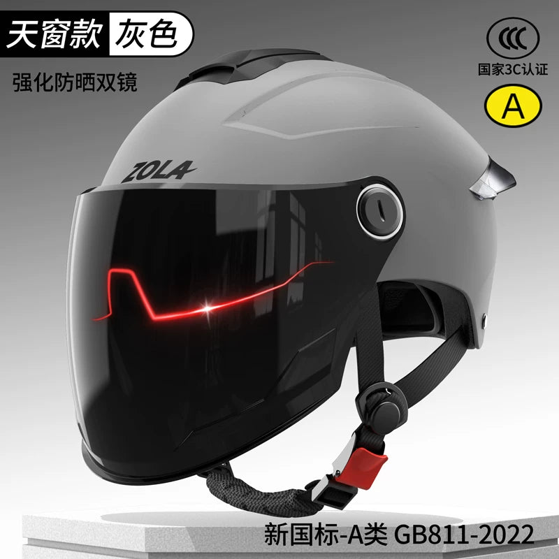 Importé - Casque Blindé Anti-Choc Protection Moto Velo