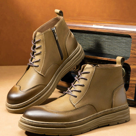 Importé - Chaussure Homme Décontractées Bottes Cuir Véritable