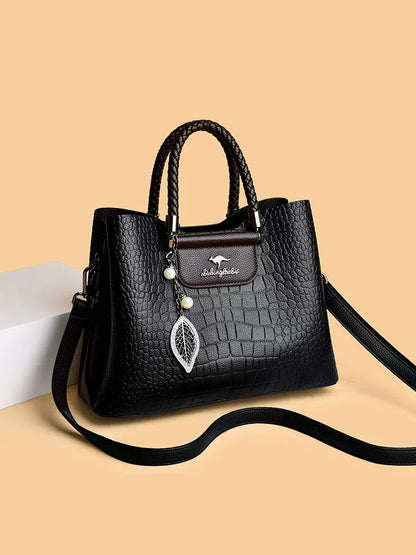 Importé - Sac À Mains Femme En Cuir PU A Motif Croco