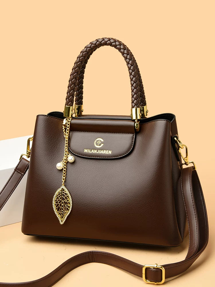 Importé - Sac À Mains Tendance Femme En Cuir Véritable