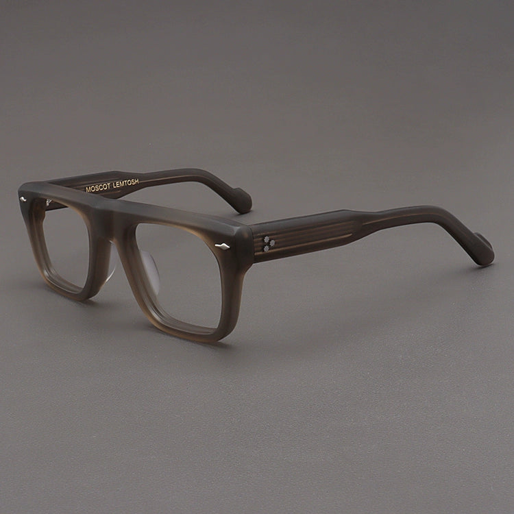 Importé - Monture Rétro Épaisse Lunettes Homme