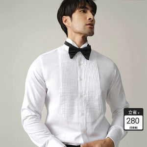 Importé - HANY Chemise Smoking Homme Premium