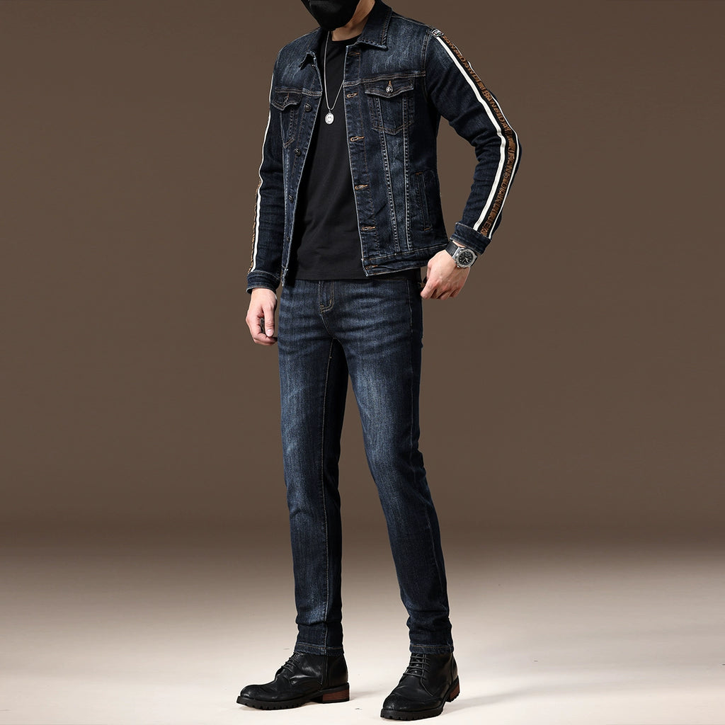 Importé - Ensemble Jacket Homme En Stretch Slim Fit